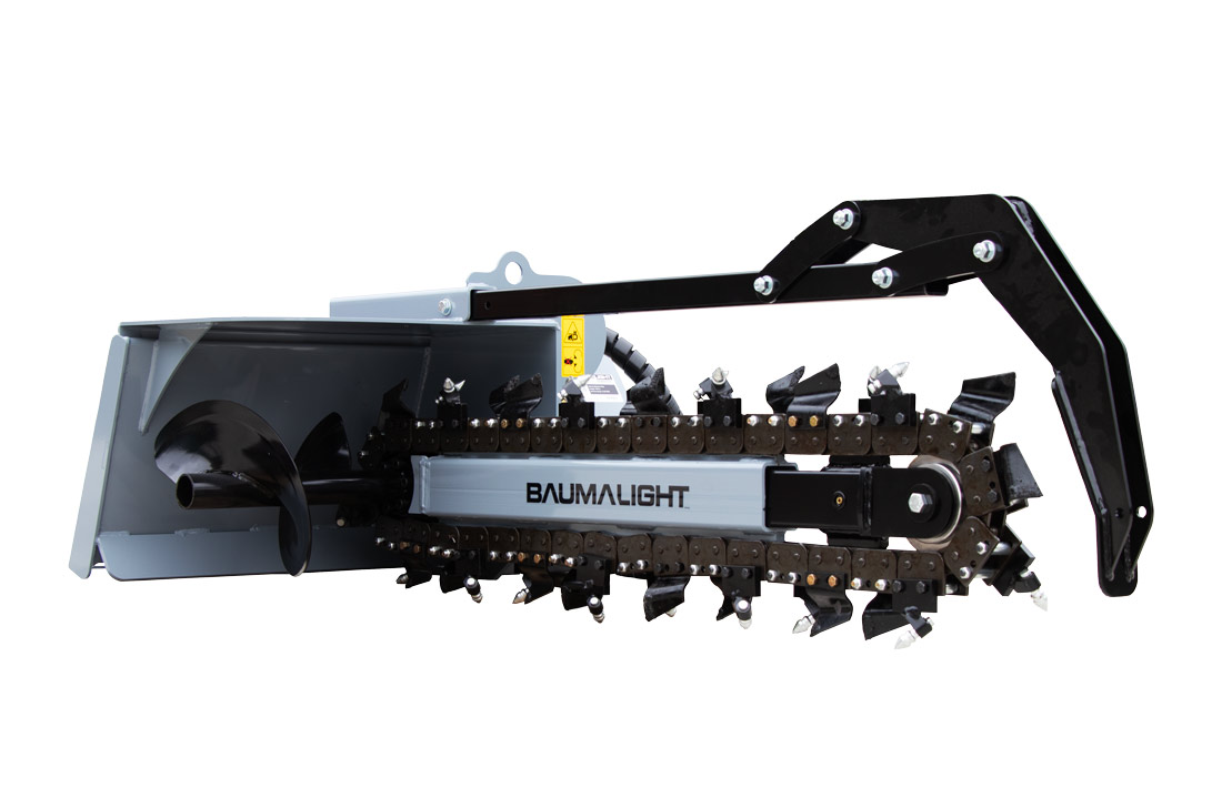 Baumalight TNM336B Trencher for Bobcat miniskidsteer