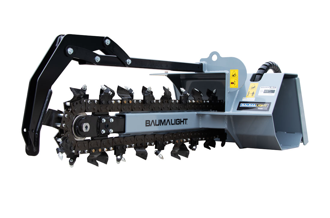 TNM336B Trencher with adjustable chain tension