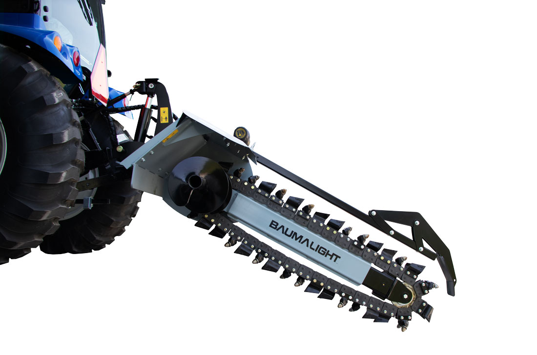 Baumalight TN548 trencher with side auger